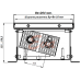 Внутрипольный конвектор отопления EVA KX125.203.900
