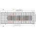 Внутрипольный конвектор отопления EVA KC80.303.900